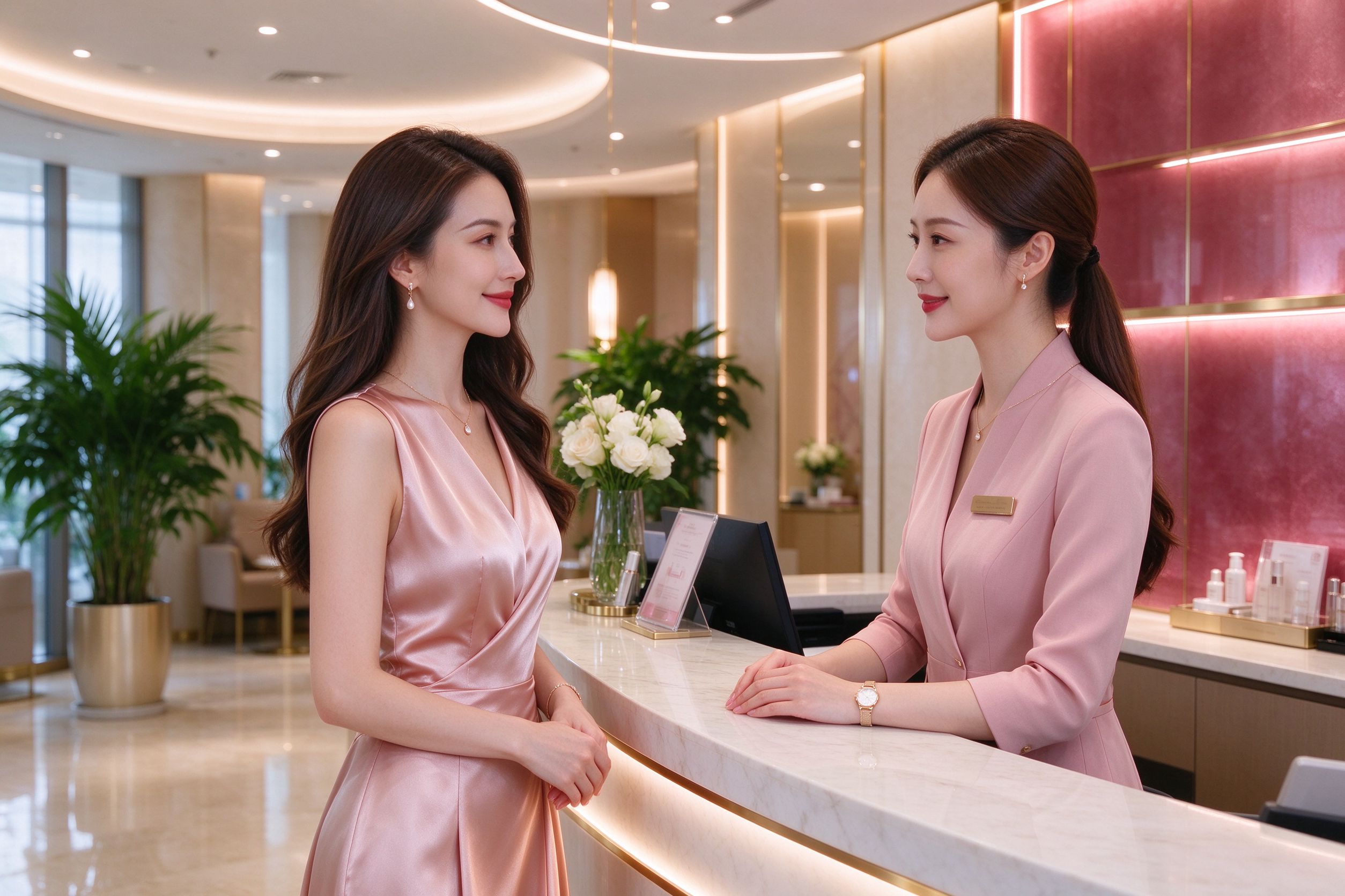 医美机构前台顾问接待顾客